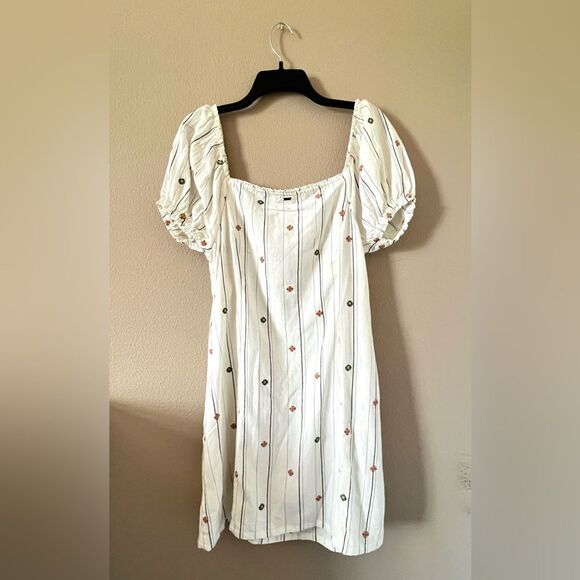 O’Neill Off Shoulder Floral Embroidery Mini Dress - Picture 10 of 12